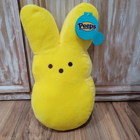 NWT Peeps Large Marshmallow Bunny Plushies - Picture 1 of 2
